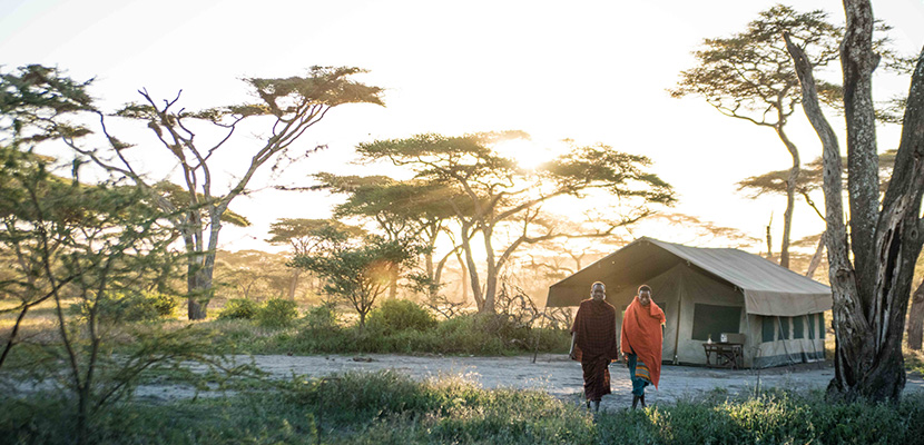 Olaado Camp, the nomadic safari experience by Tanganyika Expeditions.